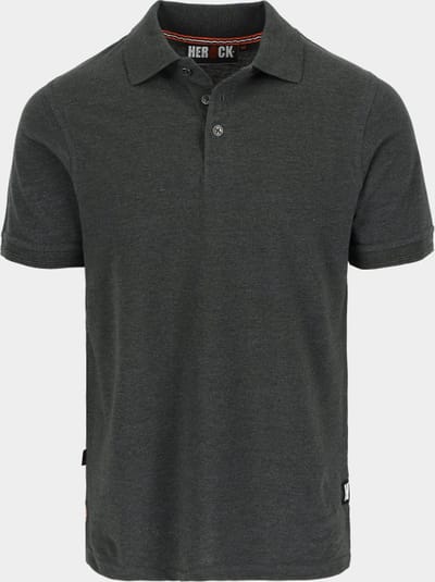 Herock Levi Polo Korte Mouwen Donker Kaki M