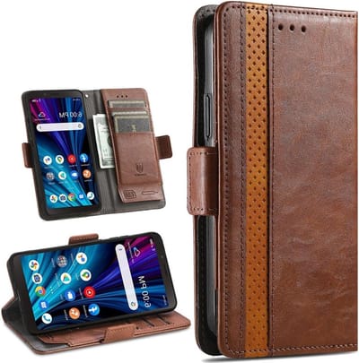 RFID Blokkerende Wallet Case voor Xperia 10 VII/10-7 | Stijlvolle Flip Folio Cover met Magnetische Pocket en Bescherming tegen Diefstal