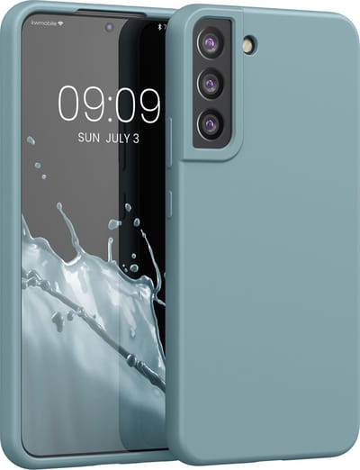 kwmobile telefoonhoesje geschikt voor Samsung Galaxy S22 Plus - Hoesje met siliconen coating - Smartphone case in antieksteen