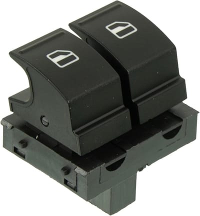 Raamschakelaar - Elektrische raambediening - Auto reparatie - 4-polige connector - Plastic - Zwart