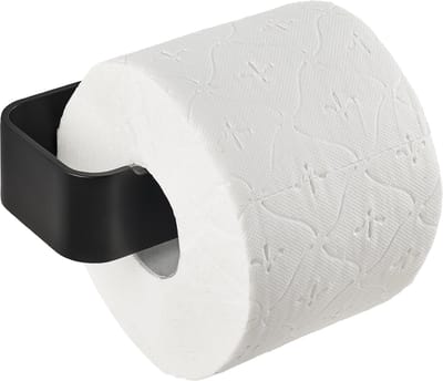 Zone Denmark Ume Toiletrolhouder - WC Rolhouder - WC Papier Houder - Wandmontage - Toilet & Badkamer Accessoires - 16,4 x 7,6 x 4 - Zwart