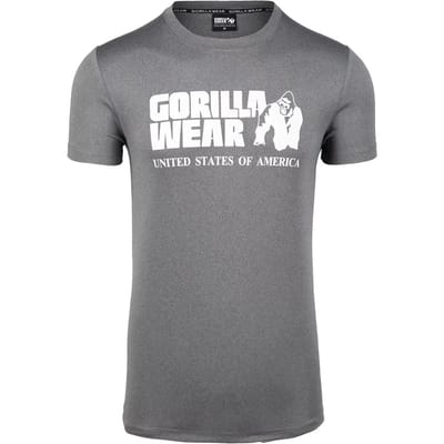 Gorilla Wear Classic Training T-shirt - Grijs Gemêleerd - S