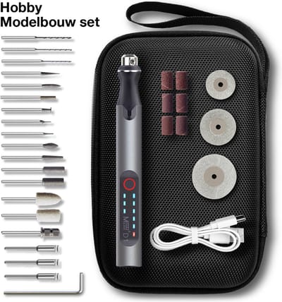 makewaze elektrische draadloos Graveerpen / Graveermachine / Graveerset - Multifunctionele Hobby Modelbouw set - USB oplaadbare doe het zelf engraving pen voor glas hout metaal steen plastic sieraden