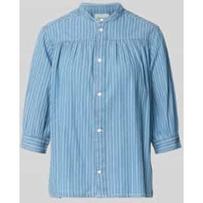 regular fit blouse van puur katoen model 'LIVIA'