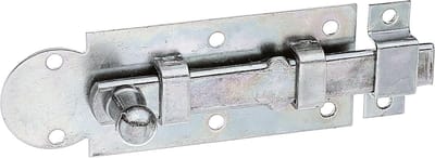 Recht Raamslot met Lus - Verzinkt Staal - Plaat 80x30 mm