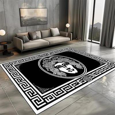 Modern Luxe Tapijt voor Woonkamer Modeontwerp Grote Maat Kleden Garderobe Antislip Vloermatten Slaapkamer Bedzijde Zachte Tapijten 100*160cm