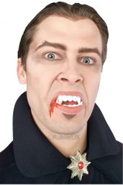 Rubies vampier tanden - volwassenen - kunstgebit - Halloween/Horror thema - Dracula