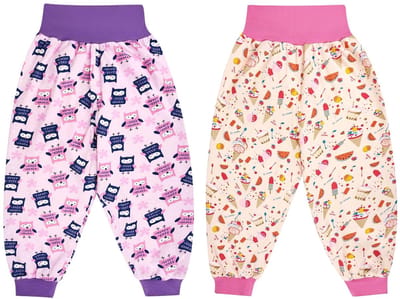 NTHProducts - Kindertraining broek - Potty Training - Hoogwaardige katoenen stof - 2-delige set - Ademend en comfortabel - Geschikt voor baby en peuter...