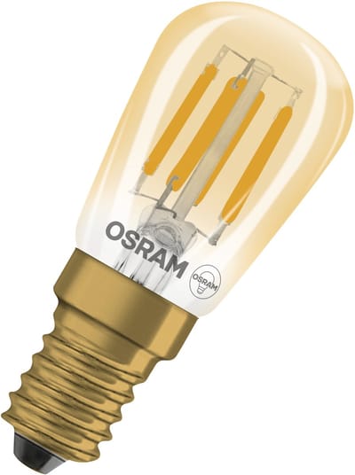 Osram Vintage 1906 LED Special Shapes E14 Tubular Amber 2.8W 250lm - 822 Zeer Warm Wit | Dimbaar - Vervangt 25W