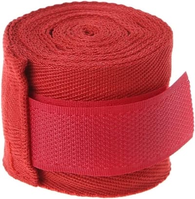 Bokshandschoenen Bandage - Pols Bandage Hand Wrap - Vechtsport Training - 2.5 Meter Lengte - Rood