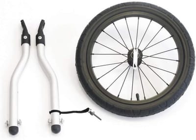 Kinderfietskar Joggingkit Compatibel voor Dubbele Fietsaanhangers
