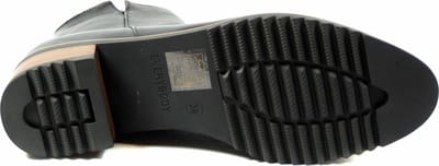 EVERYBODY Belport Enkellaarsjes - Enkelboots met rits - Dames - Zwart - Maat 38,5