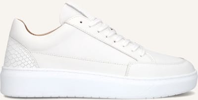 MACE Enzo-23 Sneakers Heren - Leren Sneaker - Wit - Maat 41