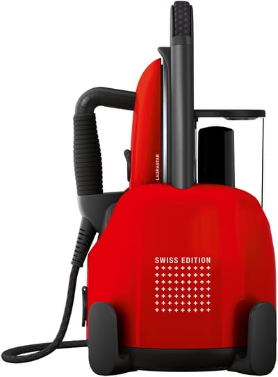 Laurastar Lift Swiss Edition Stoomstrijkijzer, 3-in-1 strijkstation, die je kleding ontvouwt, Strijkt en reinigt, Hygiënische Stoom, Afneembare watertank, Groenicaal Strijken