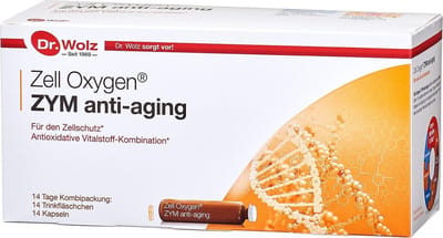 Dr. wolz  Anti-Aging Zym Zell Oxygen | Een gezond uiterlijk gesteunt door supergezonde darm en celfuncties!  Optimaal werkende huid en darmfuncties