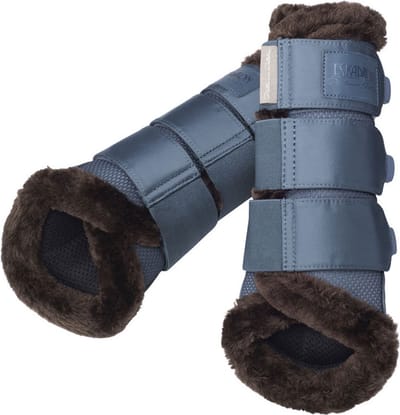 Eskdron Peesbeschermers Mesh Faux Fur Platinum Vintage Blue - XL