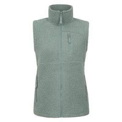 Mountain Warehouse Dames/Dames Buxton Borg Gilet (Kaki Groen)