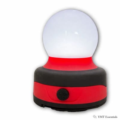 Camping lamp - Noodpakket - Werkplaats lamp- Tent lamp - Led - Haak - Rood - Magneet - Wit licht- Fel