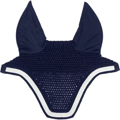 Kentucky Horsewear - Oornetje Wellington met gevlochten koord marine Full