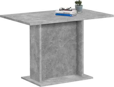 Eettafel Virginia Beton - Rechthoek - 110x70cm - Hoogte 77.5 cm