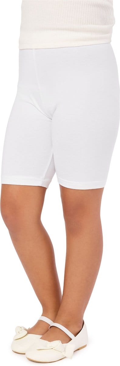 Merry Style MS-MS10-132-LE Meisjes Leggings - Sport - Vrijetijdsbroek - Kort – Viscose - Sporbroek - Yogabroek - Wit - 152