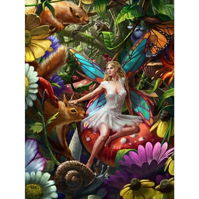 5D bricolage diamant peinture animaux paysage autocollants diamant broderie point de croix 20X30CM gray