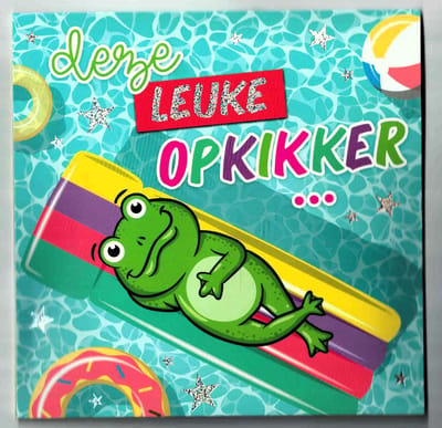 Wenskaart - muziekkaart - pop-out wenskaart - kaart met muziek - wenskaart met licht - wenskaart 3D - opkikker - opkikkertje - ziek - beterschap - sterkte - hart onder de riem