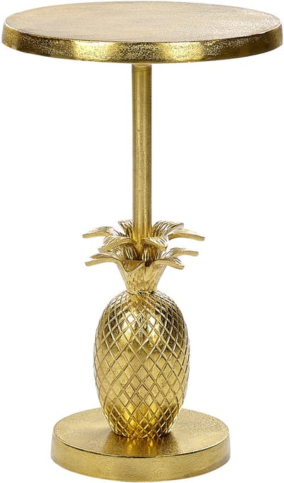 PANNOUVRE - Bijzettafel - Goud - Aluminium