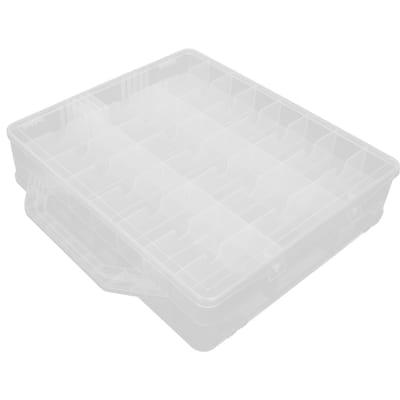 Transparante Nagellak Opbergkoffer Huis Salon Nagellak Organizer voor 48 Flessen white