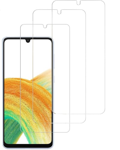 imoshion Bundel Screenprotector Gehard Glas 3 pack - Geschikt voor Samsung Galaxy A34 (5G)