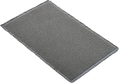 Badmat voor badkamer - Douchemat - Grijs - 50x80cm - Absorberend & antislip - Boho stijl