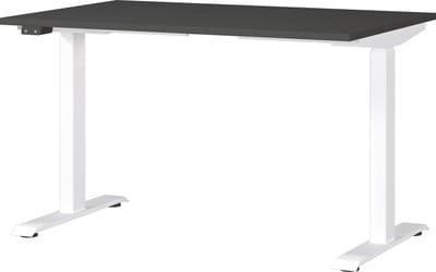 Elektrisch zit-sta Bureau Galileo Wit - Grafiet - 120x80cm - Hoogte 120 cm - In hoogte verstelbaar