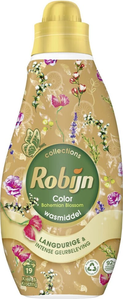 Robijn Klein & Krachtig Wasmiddel Bohemian Blossom 19 Wasbeurten 665 ml