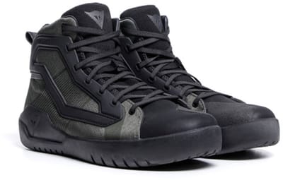 Dainese Urbactive Gore-Tex Zwart Legergroen Motorschoenen - Laars