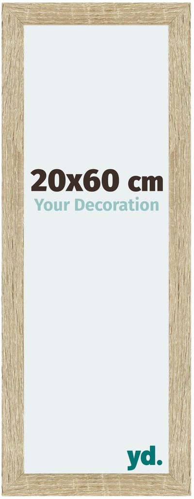 Your Decoration - Fotolijst 20x60 cm - MDF - Sonoma Eiken - Mura