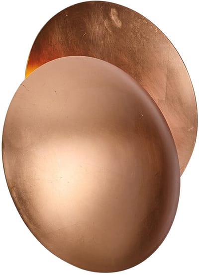 QAZQA sunrise - Moderne Wandlamp voor binnen - 2 lichts - H 34.5 cm - Koper - Woonkamer | Slaapkamer | Keuken
