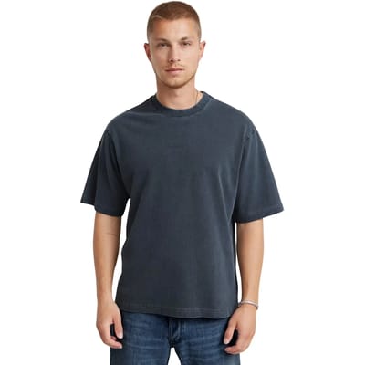 Vierkant T-shirt overgeverfd in het midden van de borst G-Star