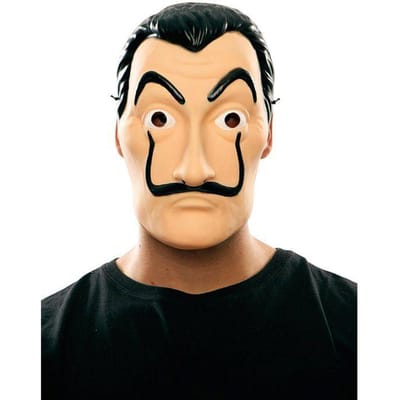 La Casa de Papel / Money Heist™ bankovervaller Dali masker - Verkleedmasker