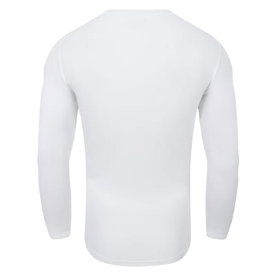 Umbro Heren Pro Base Layer Top met lange mouwen (Wit)