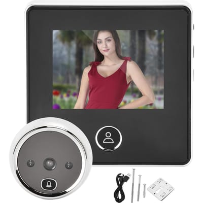 2,8 inch 0,3 MP Digitale Deurspion Deurcamera 90 graden Groothoek Nachtzicht voor Thuis