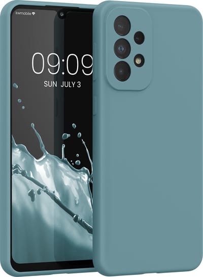 kwmobile telefoonhoesje geschikt voor Samsung Galaxy A33 5G - Hoesje met siliconen coating - Smartphone case in antieksteen