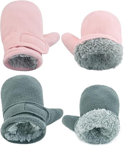 Handschoenen - Verwarmde Handschoenen - Handschoenen winter - Wanten - Winddicht - Zacht - Verdikking -Blijf warm - Verstelbaar - Geschikt voor kinderen - Buiten - Winter - M