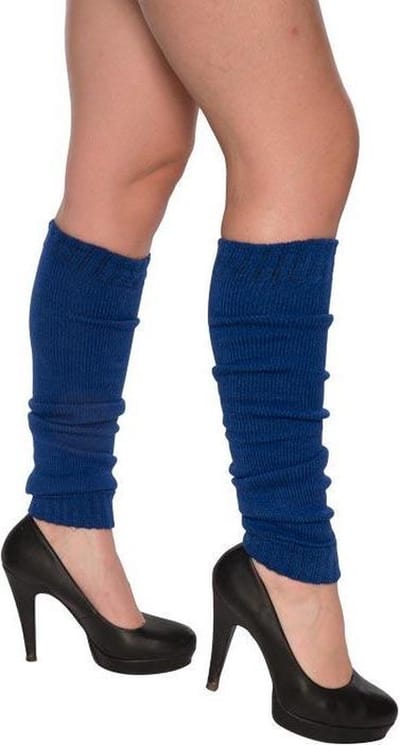 Witbaard Beenwarmers Dames 50 Cm Polyester Blauw One-size