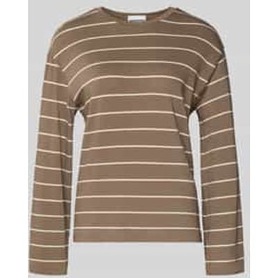 Shirt met lange mouwen van katoenmix, model 'MARYNAA'
