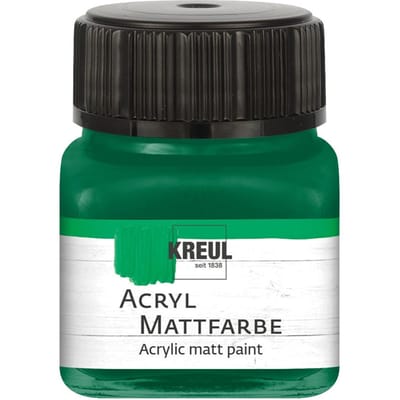 KREUL acryl matte verf, 20 ml - Groen