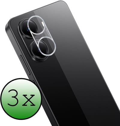 Camera Lens Protector - 3 Stuks Geschikt voor Xiaomi Poco X7 Pro - Camera Screenprotector Beschermglas - Gehard Glas - Tempered Glass - Screen Protector