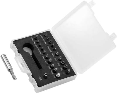Schroef Extractor Gereedschap - Schroefverwijderaar Kit - Schroefreparaties Uitvoeren - 22 Delige Set - 5.7 X 0.64 CM - Zilver
