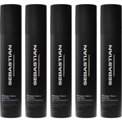 5x Sebastian Shaper Zero Gravity Light Hold Hairspray 300ml