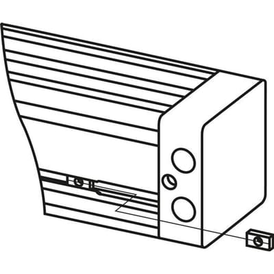 Montagemoer M5 voor stangloze cilinder 25-63mm