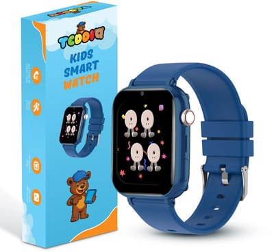 TeddiQ 4G Smartwatch - GPS Kinder Smartwatch - GPS Tracker & Videobellen - Blauw - WhatsApp & Spraakmemo’s - SOS knop - Smartwatch Kinderen